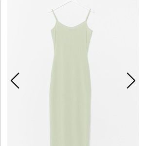 NWT Nasty Gal ribbed maxi dress